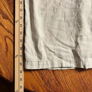 Old Navy‎ Linen Blend Pants Women's Size XXL Drawstring Straight Leg Beach Vacay thumbnail 8