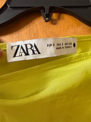 Zara Neon Green Sleeveless Midi Dress thumbnail 2