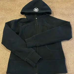 Lululemon Women’s Black Heavyweight Scuba Zip-Up Sweatshirt - Size 6 thumbnail 1
