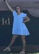 Francesca’s Blue Babydoll Dress thumbnail 1