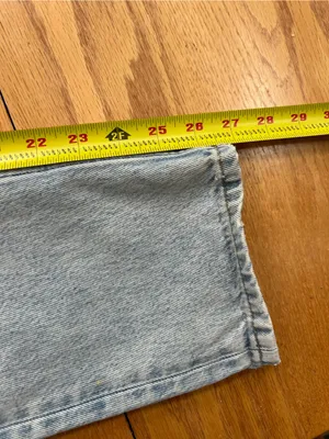 Reformation Julia Crop High Cigarette Jean Powell Wash Size 25 Rigid Denim LY741 thumbnail 9