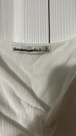 Abercrombie Tank Top White Crop thumbnail 3