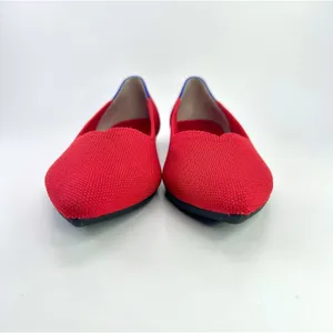 Rothy's The Point Red Knit Pointed Toe Ballet Flats Women's 10 Comfort Slip-On thumbnail 12