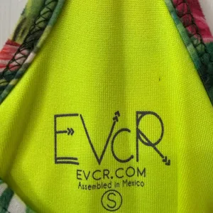EVCR Tropical Floral Built In Shorts Athletic Active Tank Dress‎ Sz S Resort thumbnail 4