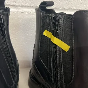 Jeffrey Campbell sz7.5 black booties Edmone Chelsea western ankle thumbnail 3
