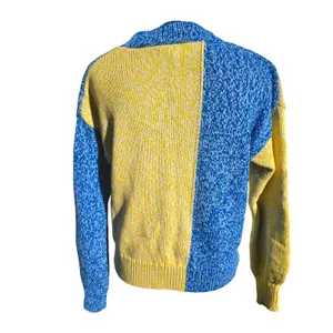 Anthropologie Chinti & Parker Colourblocked‎ Jumper Sweater Blue Yellow Small thumbnail 7