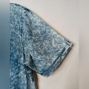 Ali & Kris Acid Wash Denim T-Shirt Dress Size‎ Large thumbnail 6