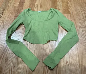 Garage Green Long Sleeve Top thumbnail 1