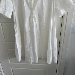 Gap White Oversized Dress Poplin Color thumbnail 3