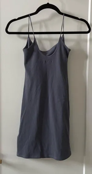 Abercrombie & Fitch Soft A&F Collection Ribbed Mini Bodycon Dress thumbnail 2