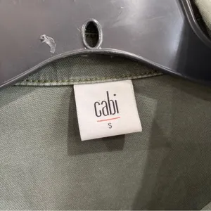 CAbi Green Utility Cotton‎ Jacket Small Minimalist Military Style Streetwear thumbnail 8