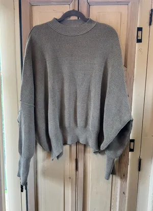 Free people grey sweater  thumbnail 1