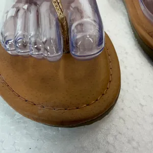 Sperry Gold Braided Thong Sandals Flats Women's 7 Brown Leather STS98083 thumbnail 4