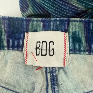 BDG Urban Outfitters High & Wide Blue Wave Corduroy Pants size 26 Y2K thumbnail 5