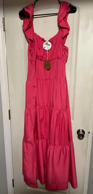 Boutique Pink Maxi Dress thumbnail 2
