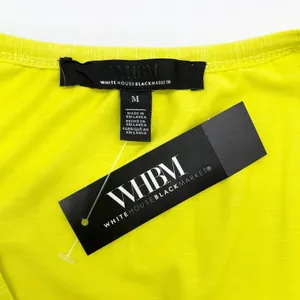 WHBM Glamgetter Dress Womens Medium Limelight Dopamine Maximalist‎ Stretchy Twee thumbnail 7