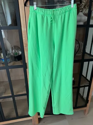 SKIMS French Terry Sweatpants wide leg joggers neon high rise drawstring thumbnail 8