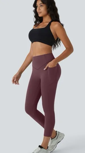 Halara H35.- High Waisted Scrunch Butt Lifting Tummy Control Pocket Shaping. M (7/8) thumbnail 1