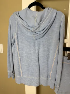 Tommy Bahama Waffle Knit Tobago Bay Full Zip Hoodie & Shorts Set Size XS/Small thumbnail 10