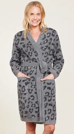 Barefoot Dreams CozyChic Women's Barefoot In The Wild Robe Size Large thumbnail 1