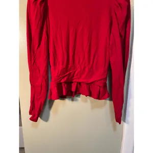 Banana Republic Womens Size XS Long Sleeve Surplice Neck Faux Wrap Peplum Blouse thumbnail 9