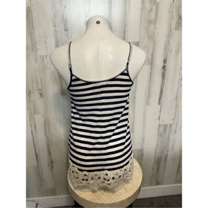 Stripped blouse White thumbnail 3
