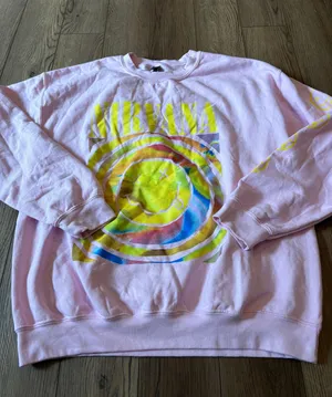 Nirvana Band Graphics Sweatshirt Size L thumbnail 1