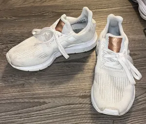 Adidas White Athletic Shoes thumbnail 1