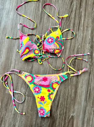 Amazon strappy bikini thumbnail 1