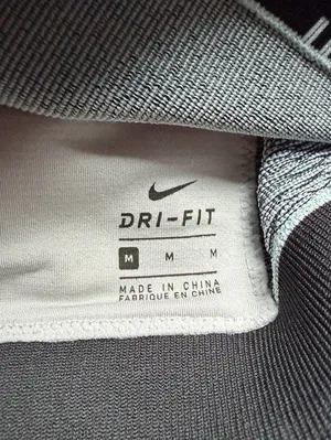 Nike Dri-FIT Seamless Racerback Sports Bra Gray Green Size M thumbnail 2