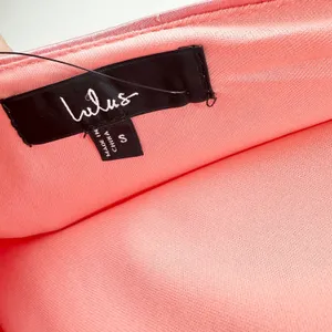 Lulus Satin Mini Halter Dress Pink Sleeveless Party Glam Backless Small NWT thumbnail 10