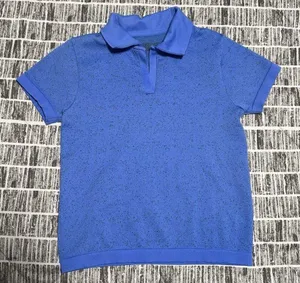 ZELLA Play Through Seamless Polo In Blue Regatta Size Small Nwot thumbnail 1