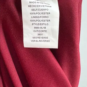 City Triangles burgundy sheer Maxi Dress S flowy bell sleeves boho off shoulder thumbnail 11