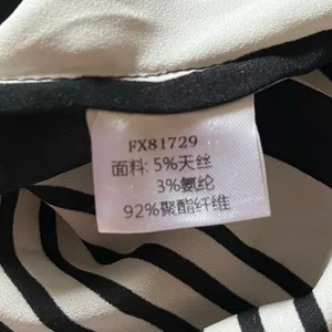 PHASOR Women's M Stripe Blouse Top Flowy Neutal Business Casual‎ Office thumbnail 7
