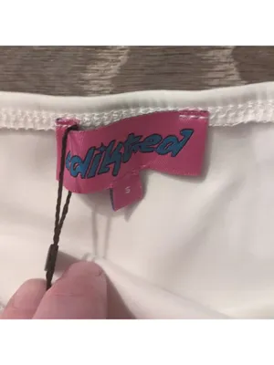 Edikted White Black Crop Top Size Small thumbnail 4