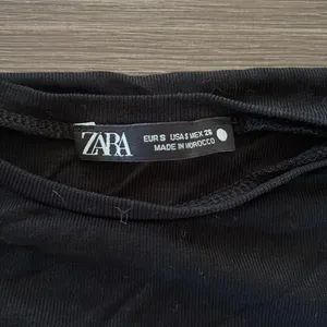 Zara black long sleeve top thumbnail 2