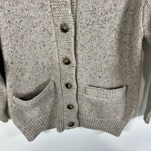 Aritzia Wilfred Free Button Up‎ Grandpa Cardigan Wool Blend Tan Women's Sz 2XS thumbnail 4