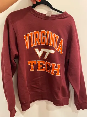 Jerzees Virginia Tech Crewneck thumbnail 1