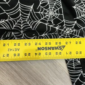 No Boundaries Black with White Spider & Web Print Soft Fleece Jr Size L (11-13) thumbnail 11