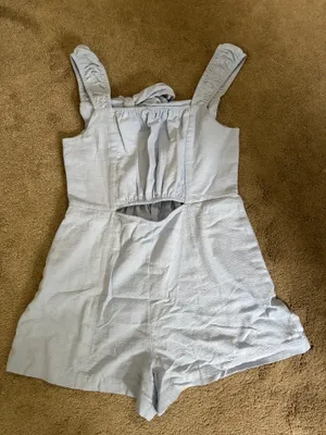 These Three Boutique Blue Romper thumbnail 2
