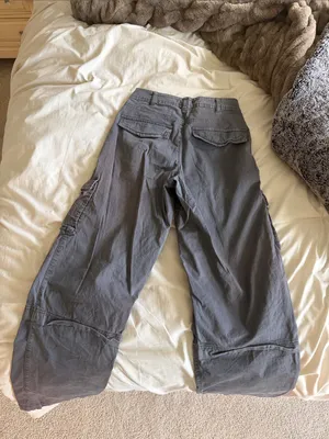 Garage grey cargo pants thumbnail 2