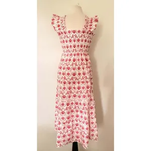 Hill House Limited Edition The Ellie Nap Dress Mermaid Shell Print Midi Sz XS thumbnail 2