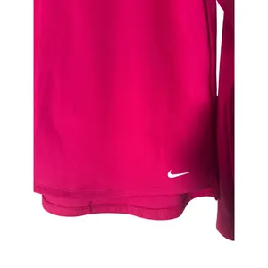 Nike Therma Fit half zip Long sleeved tip in Pink Sz‎ L thumbnail 3