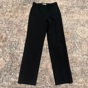 Babaton Aritzia Black Command Straight Leg Dress Pants Trousers Size 0 thumbnail 2