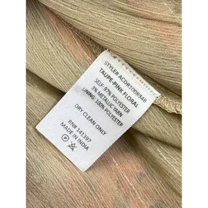 ASTR The Label Taupe Pink Floral Metallic Tiered Maxi Dress Small ACDR100834B‎ thumbnail 8