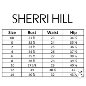 NWT Sherri Hill 50160 Light Blue Beaded Illusion Chiffon Gown Dress Size 2‎ thumbnail 6