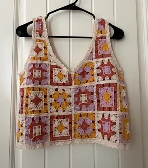 Floral Tank Top Multiple Size L thumbnail 1