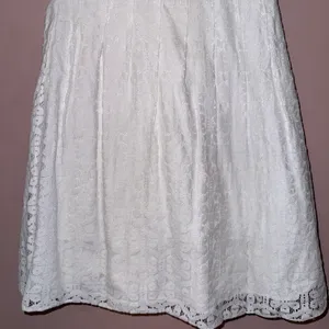 White Posey Lace Sleeveless Fit & Flare Mini Dress Size 2 thumbnail 4
