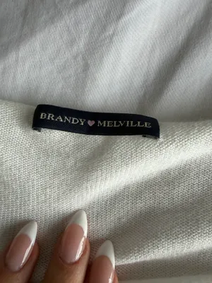 white brandy off the shoulder cropped sweater thumbnail 3