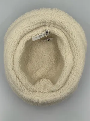 NWT UGG Women's Reversible AW Uggfluff Chestnut Bucket Hat Size L/XL thumbnail 6